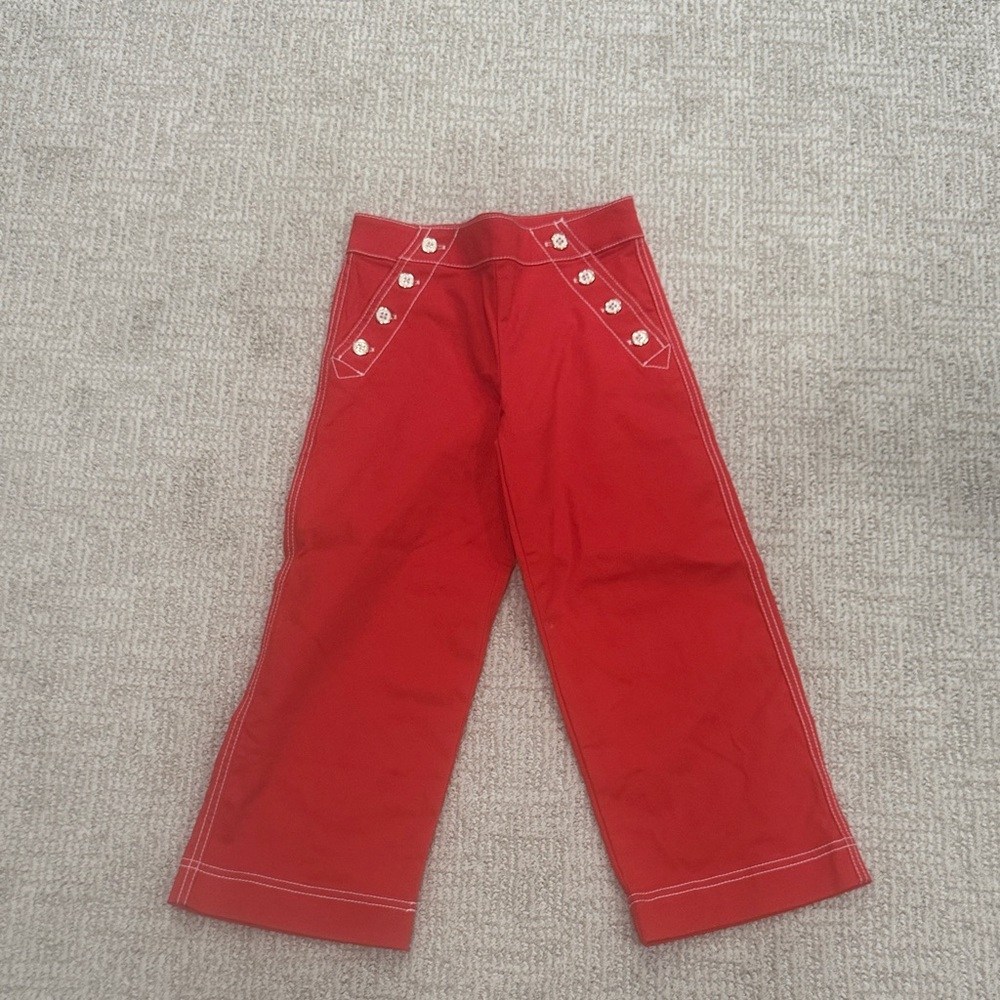 Red Kids Pants